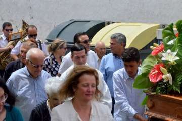 Misa y procesión del Sagrado Corazón de Jesús en La Higuera Canaria (Foto Francisco Javier Santana)
